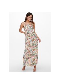 Only , Maxikleid »ONLWINNER S/L MAXI DRESS NOOS PTM« Sommerkleid , Cloud Dancer AOP:BLURRY FLOWER , N-Gr , 40L -N-Gr , 40L , Pflegeleichtes und...