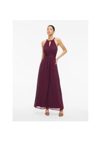 Vila , Maxikleid »VIMILINA HALTERNECK MAXI DRESS - NOOS« Sommerkleid , Fig Detail:ELASTIC , N-Gr , 44 -N-Gr , 44 , Regular Fit Passform, umspielt...
