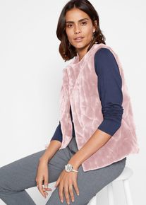 Gilet in pelliccia sintetica, viola, Taglia 52, bonprix