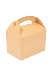 García de Pou Caixas Menu Infantil 250 G/M2 15,50X10,50X17,50 Cm Natural Kraft (300 Unidades)