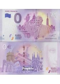 Vatikanstadt Souvenirschein Papa Francesco nuevo 2018 0 Euro Papa Fran