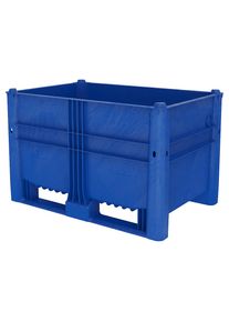 Grote bak van polyethyleen, inhoud 485 l, uitvoering 2 sleden, 6 poten, vanaf 6 st.