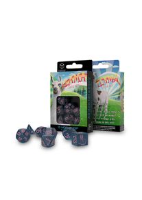 Set de dés RPG Llama Pailleté Scintillant 7pcs