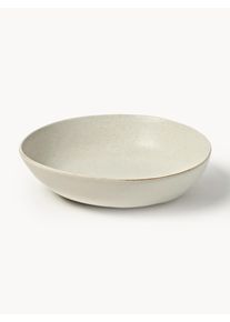 ferm LIVING Taça em cerâmica Flow Branco Cerâmica Ø 20 x Alt 5 cm