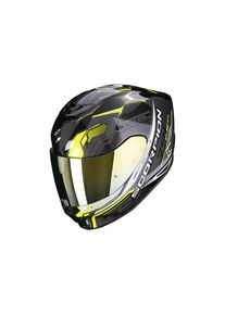 Scorpion EXO-391 Haut Integralhelm (schwarz/silber/neongelb)