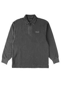 Carhartt Work In Progress Carhartt WIP Piquè Script Sweater black white garment dyed Heren S