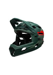 Bell Super Air R Mips bike helmet matte/gloss green/infrared L