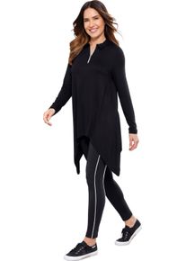 Damska Legíny, kontrast. olemovanie čierna veľkosť 54