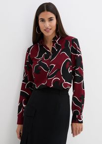 M&ouml;nstrad blus - r&ouml;d - storlek 52 - bonprix