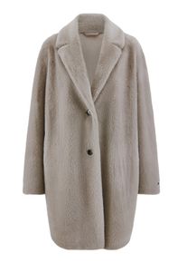 WHITE LABEL - Long-Jacke, beige, Gr. 38, Kunstfaser