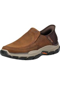 Skechers, Herren, Halbschuhe, Herren Slipper Sportlich Gummisohle braun, Braun, (45.5)