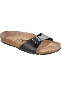 Birkenstock, Unisex, Sandalen, Madrid Birko-Flor Schmal, Schwarz, (40)