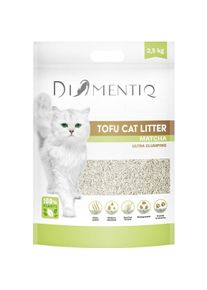 Diamentiq Tofu Matcha Ultra clumping - pflanzliches Streu - 2 5 kg (Biologisch abbaubar, Klumpend, Nicht staubend, 2.50 kg), Katzenstreu