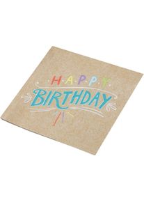 Ginger Ray 20 serviettes Anniversaire Fièvre 33cm