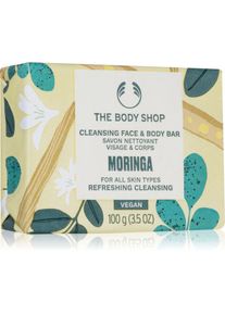 The Body Shop Moringa Cleansing Bar sapone solido per viso e corpo 100 g