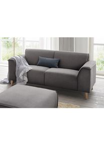 Andas , 2-Sitzer »Janek Scandic Design, elegant und zeitlos«, mit Federkern und Keder in scandinavischem Design , pepper