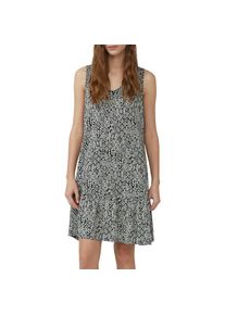 s.Oliver , Jerseykleid, Sommerkleid mit All-Over Print und Volant, legere Passform , BLACK , N-Gr , 36 -N-Gr , 36 , Kleid von s.Oliver Red Label
