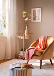 Serveerwagen - goud - maat 81,5x56 cm - bonprix