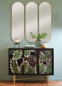 Spiegel met een goudkleurige lijst (set van 3) - goud - maat Onesize - bonprix