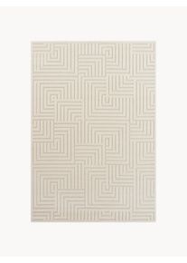 ELLE Decoration Dywan z wypukłą strukturą Manipu Beżowy S 160 x D 230 cm