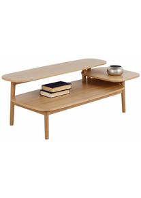 WOODMAN Salontafel Veera met 3 verschillende niveaus salontafels beige