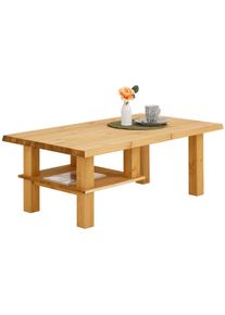 Home Affaire Salontafel Ixo met 1 plank, breedte 120 cm, van massief grenen, fsc salontafels beige