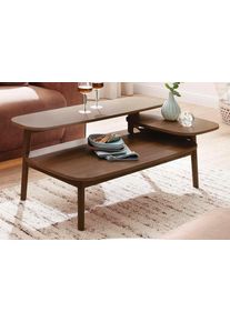 WOODMAN Salontafel Veera met 3 verschillende niveaus salontafels bruin