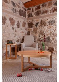 WOODMAN Salontafel Peppa Breedte 82 cm salontafels bruin