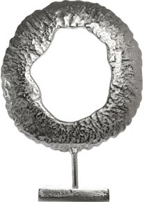 MyFlair Möbel & Accessoires Decoratief object Sculptuur, zilverkleur, hoogte 44 cm, van metaal, woonkamer woonkamer zilver(kleur)
