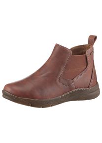Josef Seibel Chelsea-boots Conny 57 Instaplaars, winterlaarzen, comfort schoen met stretchinzetten dames chelsea boots maat 37 bruin