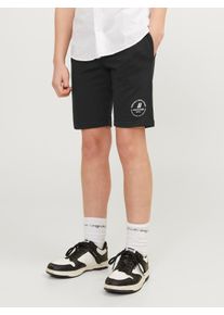 Jack & Jones Jack & Jones Junior Short JPSTSWIFT SWEAT SHORTS AUT SN JNR jongens shorts maat 128 zwart