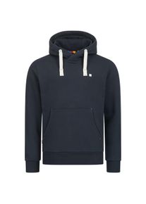 DEPROC Active Hoodie LinusCMYK II MANNEN zachte fleecejack met kangoeroezak heren fleece vesten maat L (52) blauw
