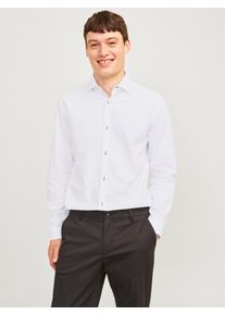 Jack & Jones Jack & Jones Overhemd met lange mouwen JPRBLAPARKER DETAIL L/S SHIRT NOOS heren overhemden maat M wit
