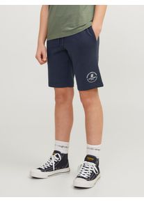 Jack & Jones Jack & Jones Junior Short JPSTSWIFT SWEAT SHORTS AUT SN JNR jongens shorts maat 128 blauw