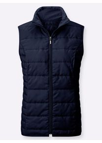 Dames Bodywarmer met opstaande kraag in marine ,maat 36, WITT, 100% Polyester. Wattering: 100% Polyester