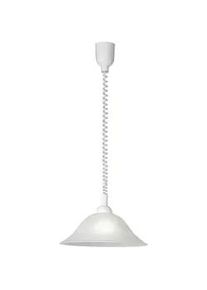 Eglo Hängeleuchte , Weiß , Kunststoff, Glas , oval , 110 cm , Lampen & Leuchten, Innenbeleuchtung, Hängeleuchten, Pendelleuchten