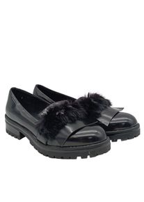 OMG Scarpa slip-on Donna, Taglia 39, nero