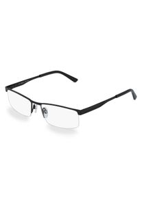 Fielmann 2127 FLEX CL Brille Herren | Fassung: Halbrand, Eckig, Blau Matt