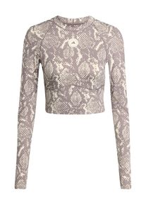 adidas by Stella McCartney Funkcion&aacute;lis felső 'Training Longsleeve Crop' Női b&eacute;zs , M&eacute;ret L