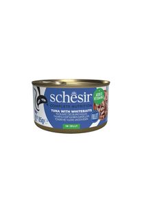 12x85 g Schesir Cat Complete Thunfisch mit Sardellen in Jelly