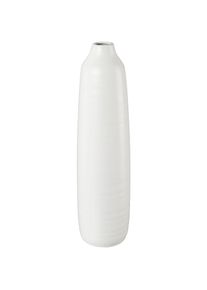 Creativ home , Tischvase »Dekovase PRESENCE«, (1 St.), Vase aus Keramik, Höhe ca. 40 cm , weiß