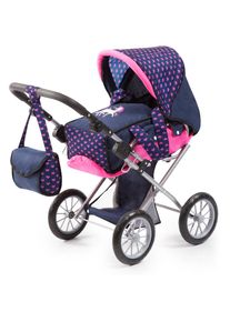 BAYER, Kombi-Puppenwagen &raquo;City Star Einhorn&laquo;, Blau/Pink, Kombi-Puppenwagen