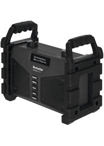 Technisat , Baustellenradio »DIGITRADIO 230 OD«, (Bluetooth UKW mit RDS 12 W), staub- und wassergeschützt (IP65) , schwarz , USB-Ladefunktion / AUX...