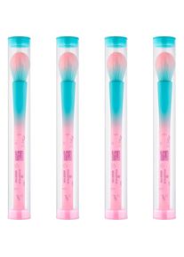 Essence , Highlighterpinsel »Harley Quinn highlighter brush«, (Set, 4 tlg.), mit weichen Pinselhaaren , hellrosa , Ermöglicht ein präzises...
