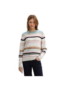 Tom Tailor Denim , Strickpullover, mit Streifenmuster , irregular multicolor stripe , XS (34) , XS (34) , Pullover von Tom Tailor Denim