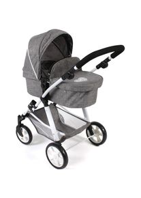 Bayer Chic 2000 CHIC2000, Kombi-Puppenwagen &raquo;Nele, Jeans Grey&laquo; zusammenklappbar, Jeans Grey, Kombi-Puppenwagen