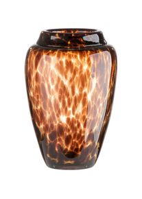 Casablanca by Gilde , Tischvase »Jungle, Höhe ca. 26 cm«, (1 St.), dekorative Vase aus Glas, Blumenvase , braun
