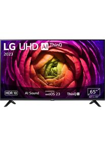 LG , LCD-LED Fernseher »65UR73006LA«, 4K Ultra HD, Smart-TV, UHD, α5 Gen6 4K AI-Prozessor, Direct LED, AI Sound, WebOS 23 , schwarz , Intelligenter...