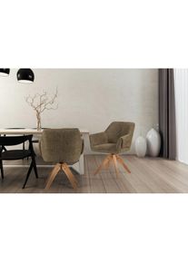 Kayoom , Polsterstuhl »Stuhl Dian 225, TOPSELLER! bequem, formschönes Design«, 1 St., stabil & robust, hochwertige Verarbeitung, bequem , Braun