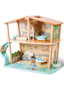 HAPE , Puppenhaus »Green Planet Explorers, Das Urwaldhaus der Tiger« , bunt